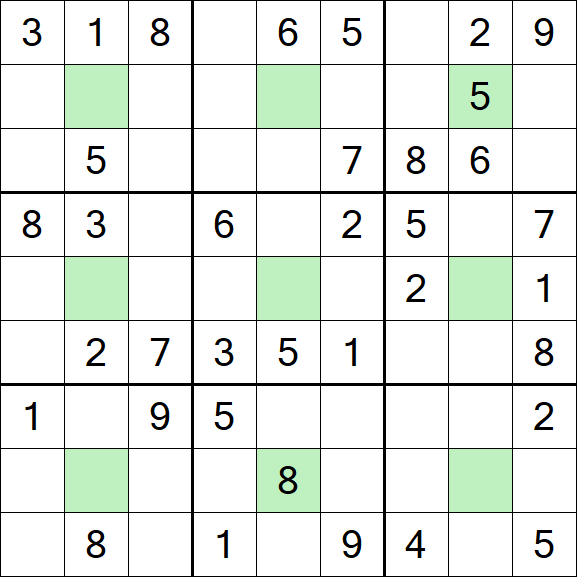Center Dot Sudoku - Moyen