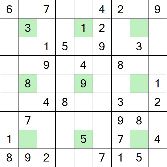 Center Dot Sudoku - Moyen
