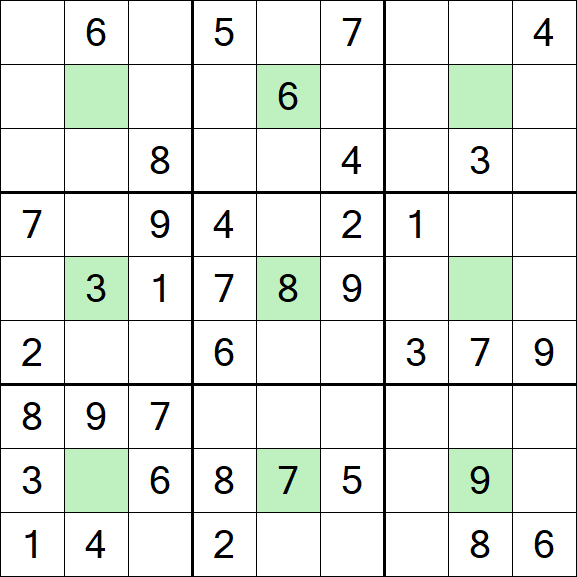 Center Dot Sudoku - Moyen