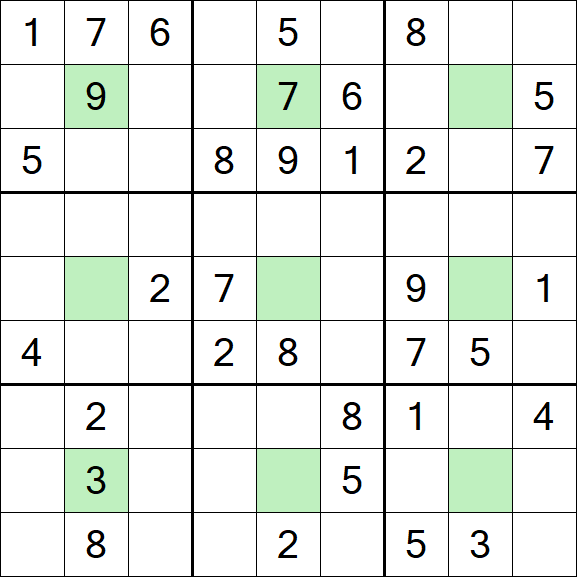 Center Dot Sudoku - Moyen