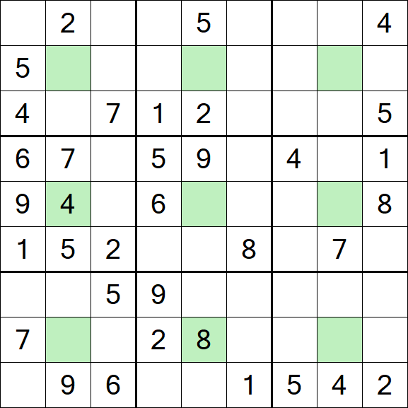 Center Dot Sudoku - Moyen