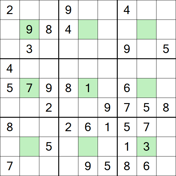 Center Dot Sudoku - Médio