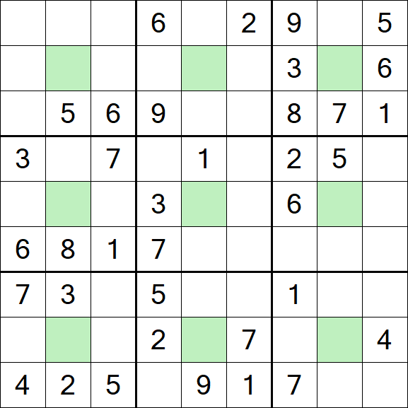 Center Dot Sudoku - Moyen