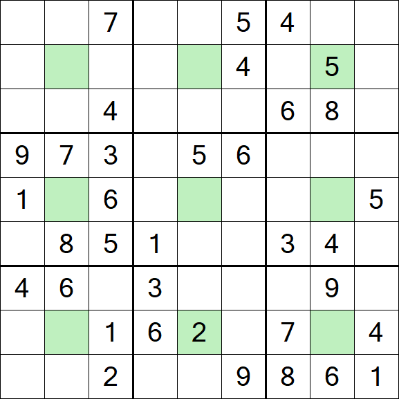 Center Dot Sudoku - Médio