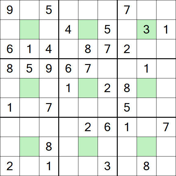 Center Dot Sudoku - Médio