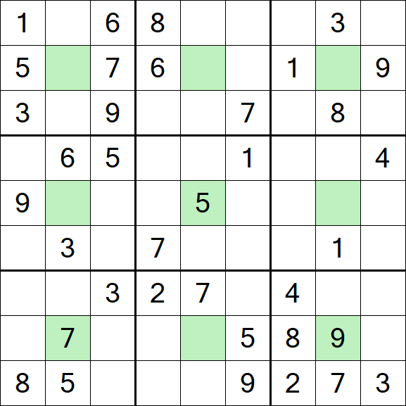 Center Dot Sudoku - Médio