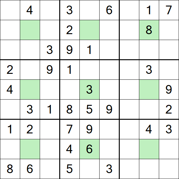 Center Dot Sudoku - Médio