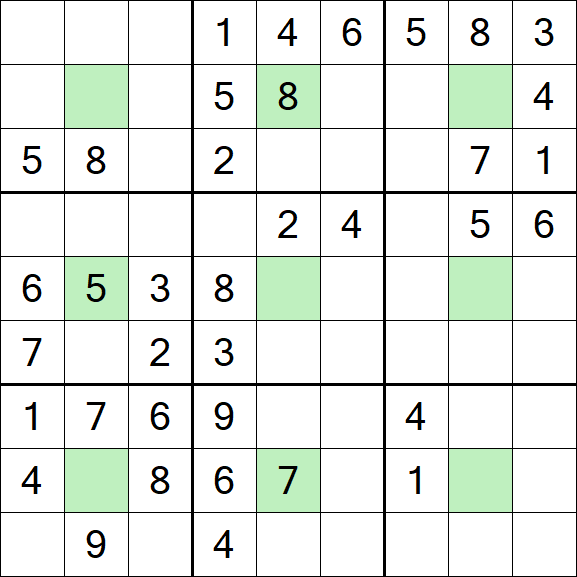 Center Dot Sudoku - Medium