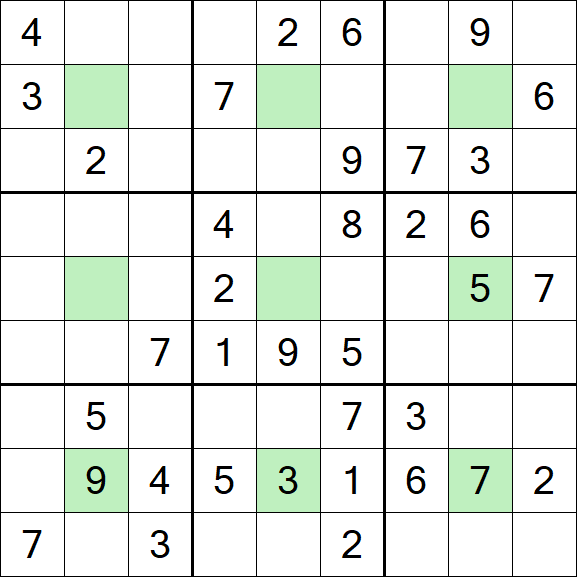 Center Dot Sudoku - Medium