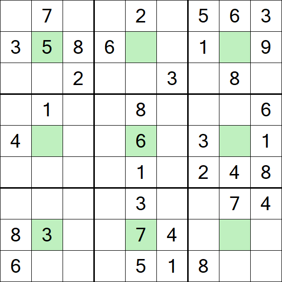 Center Dot Sudoku - Medium