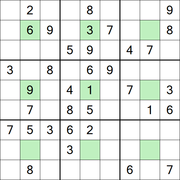 Center Dot Sudoku - Medium