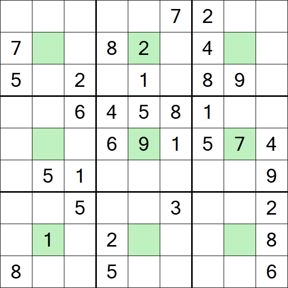 Center Dot Sudoku - Medium