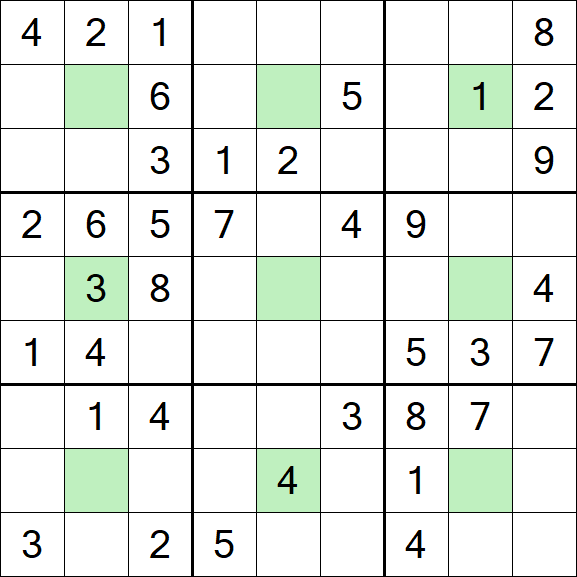 Center Dot Sudoku - Medium