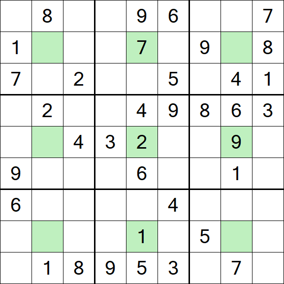 Center Dot Sudoku - Medium