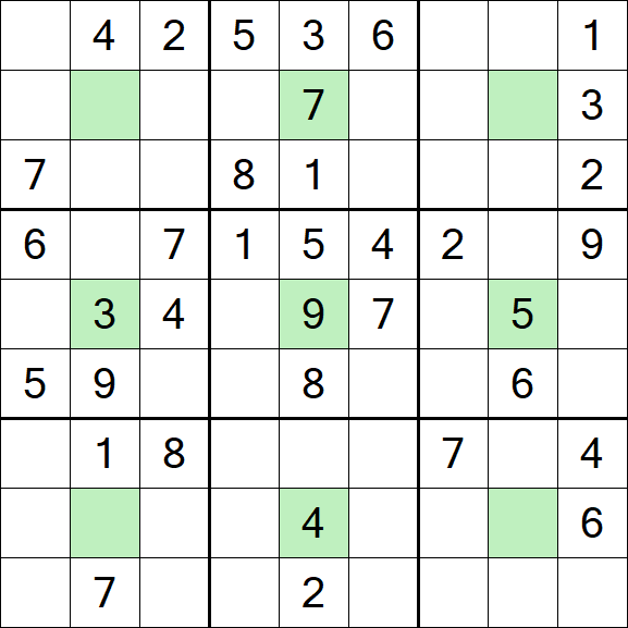 Center Dot Sudoku - Medium