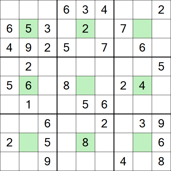 Center Dot Sudoku - Medium