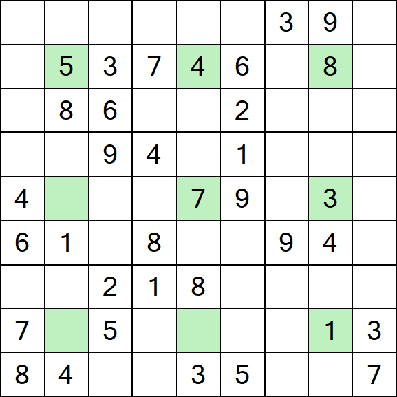 Center Dot Sudoku - Medium
