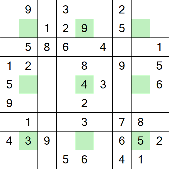 Center Dot Sudoku - Medium