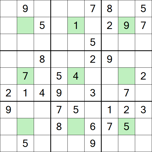 Center Dot Sudoku - Medium