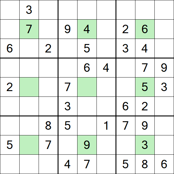Center Dot Sudoku - Medium