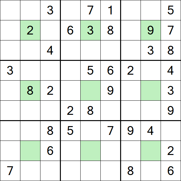 Center Dot Sudoku - Medium