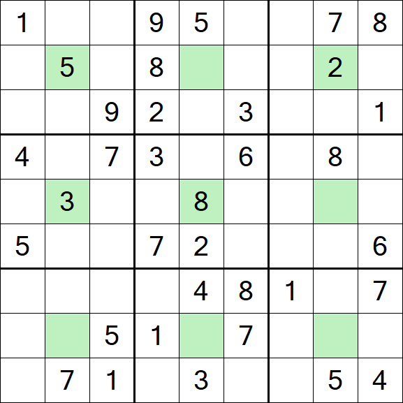 Center Dot Sudoku - Medium