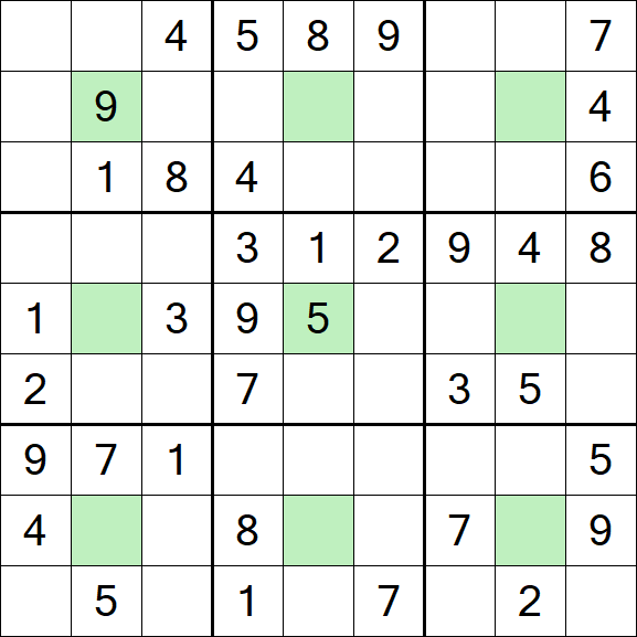Center Dot Sudoku - Moyen