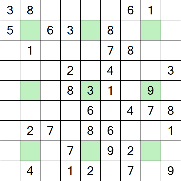 Center Dot Sudoku - Médio