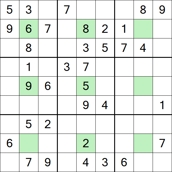 Center Dot Sudoku - Medium