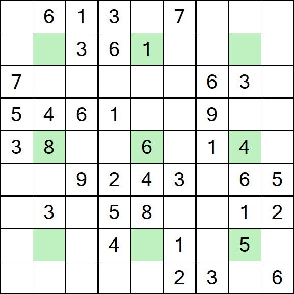 Center Dot Sudoku - Medio