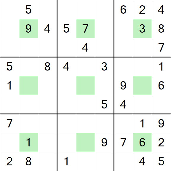 Center Dot Sudoku - Mittel