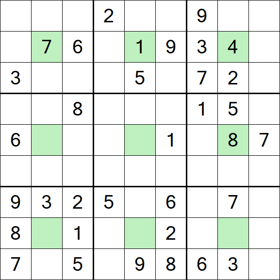 Center Dot Sudoku - Medio