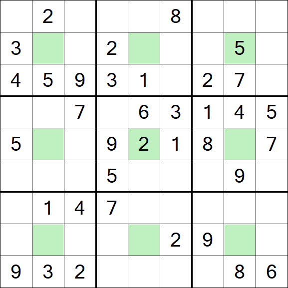 Center Dot Sudoku - Medio