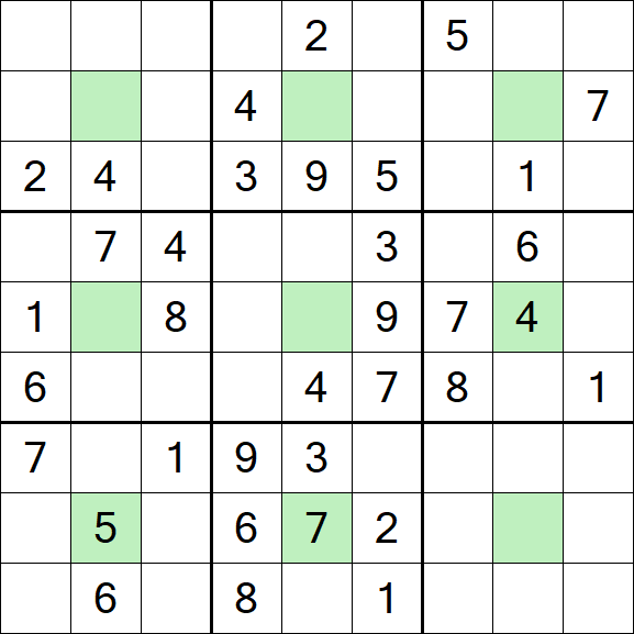 Center Dot Sudoku - Medio