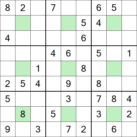 Center Dot Sudoku - Medio