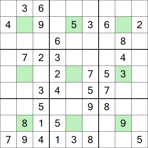 Center Dot Sudoku - Medio