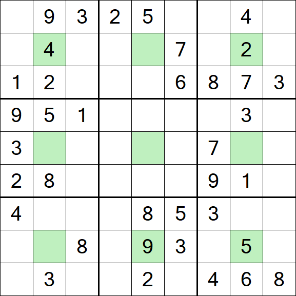 Center Dot Sudoku - Medio