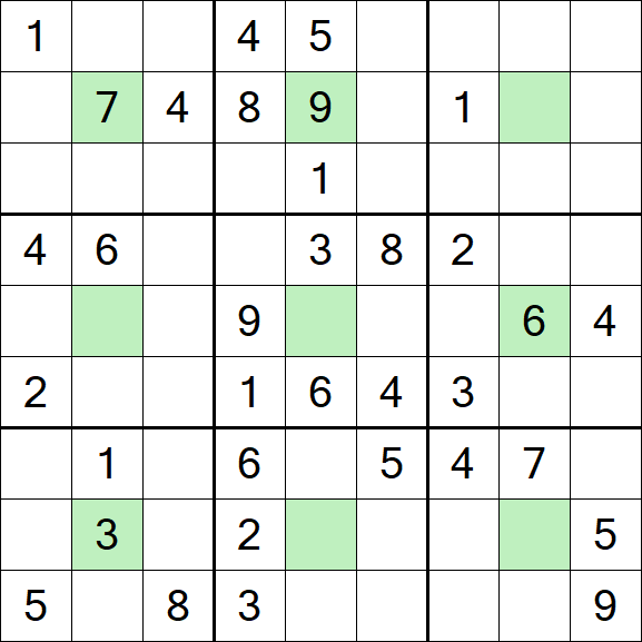 Center Dot Sudoku - Medio