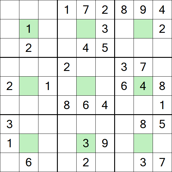 Center Dot Sudoku - Medio