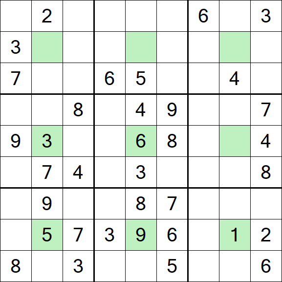 Center Dot Sudoku - Medio
