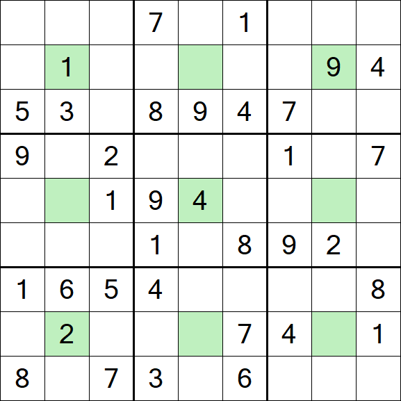 Center Dot Sudoku - Medio