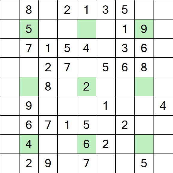 Center Dot Sudoku - Medio