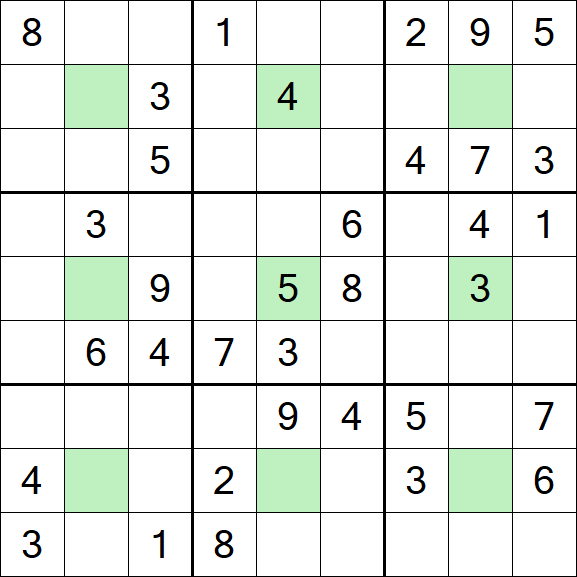 Center Dot Sudoku - Medio