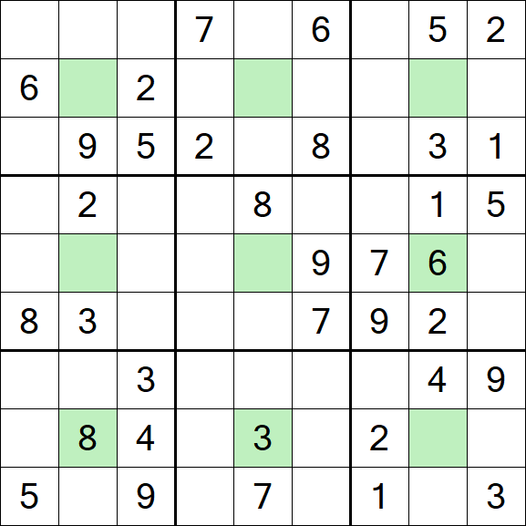 Center Dot Sudoku - Medio
