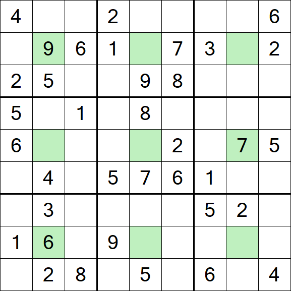 Center Dot Sudoku - Medium