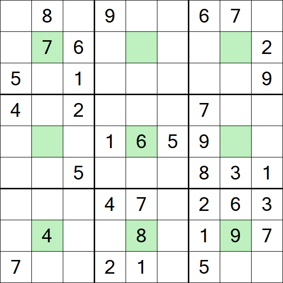 Center Dot Sudoku - Medium