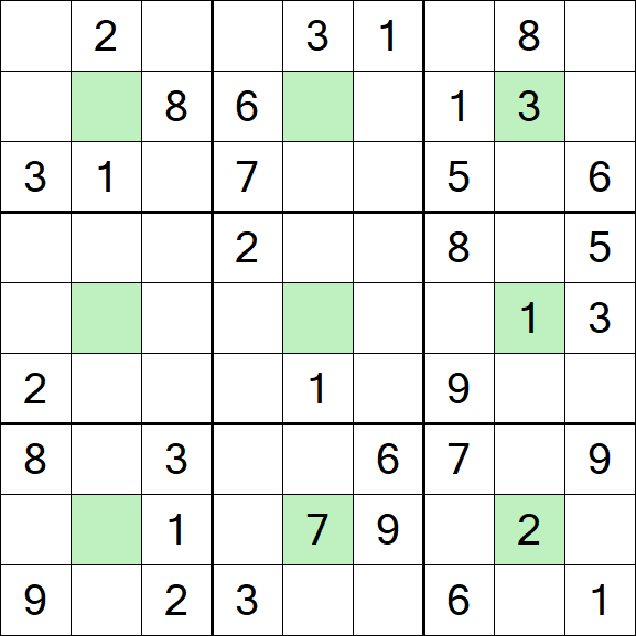 Center Dot Sudoku - Medium