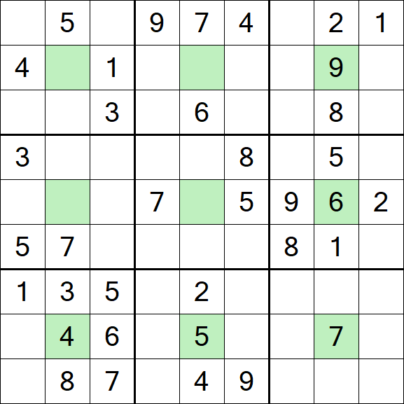 Center Dot Sudoku - Medium