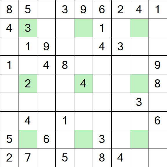 Center Dot Sudoku - Moyen