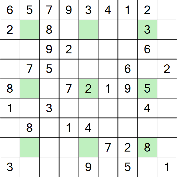 Center Dot Sudoku - Moyen